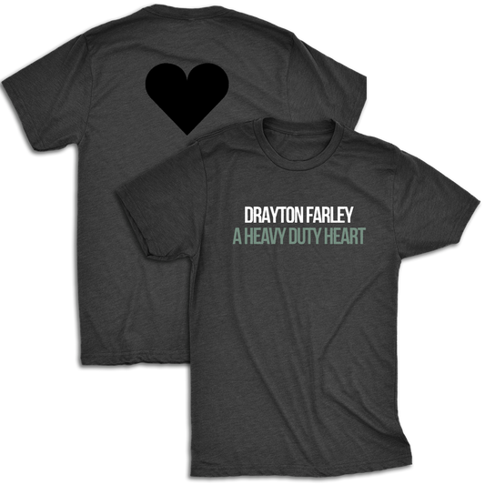 [PRE-ORDER] A Heavy Duty Heart T - Heather Charcoal