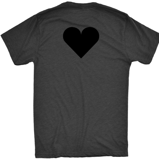 [PRE-ORDER] A Heavy Duty Heart T - Heather Charcoal