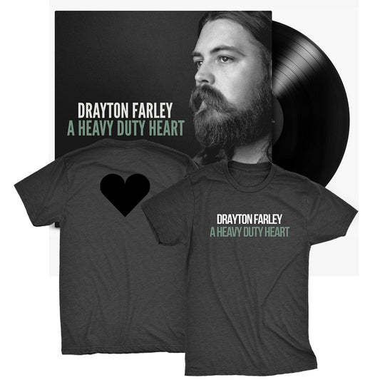 [PRE-ORDER] A Heavy Duty Heart LP + T-Shirt Bundle