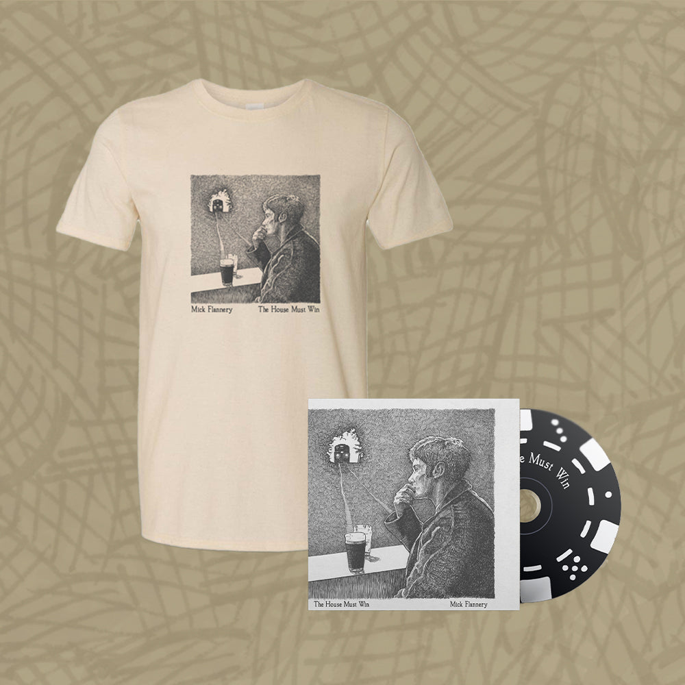 Mick Flannery - The House Must Win CD + T-Shirt Bundle